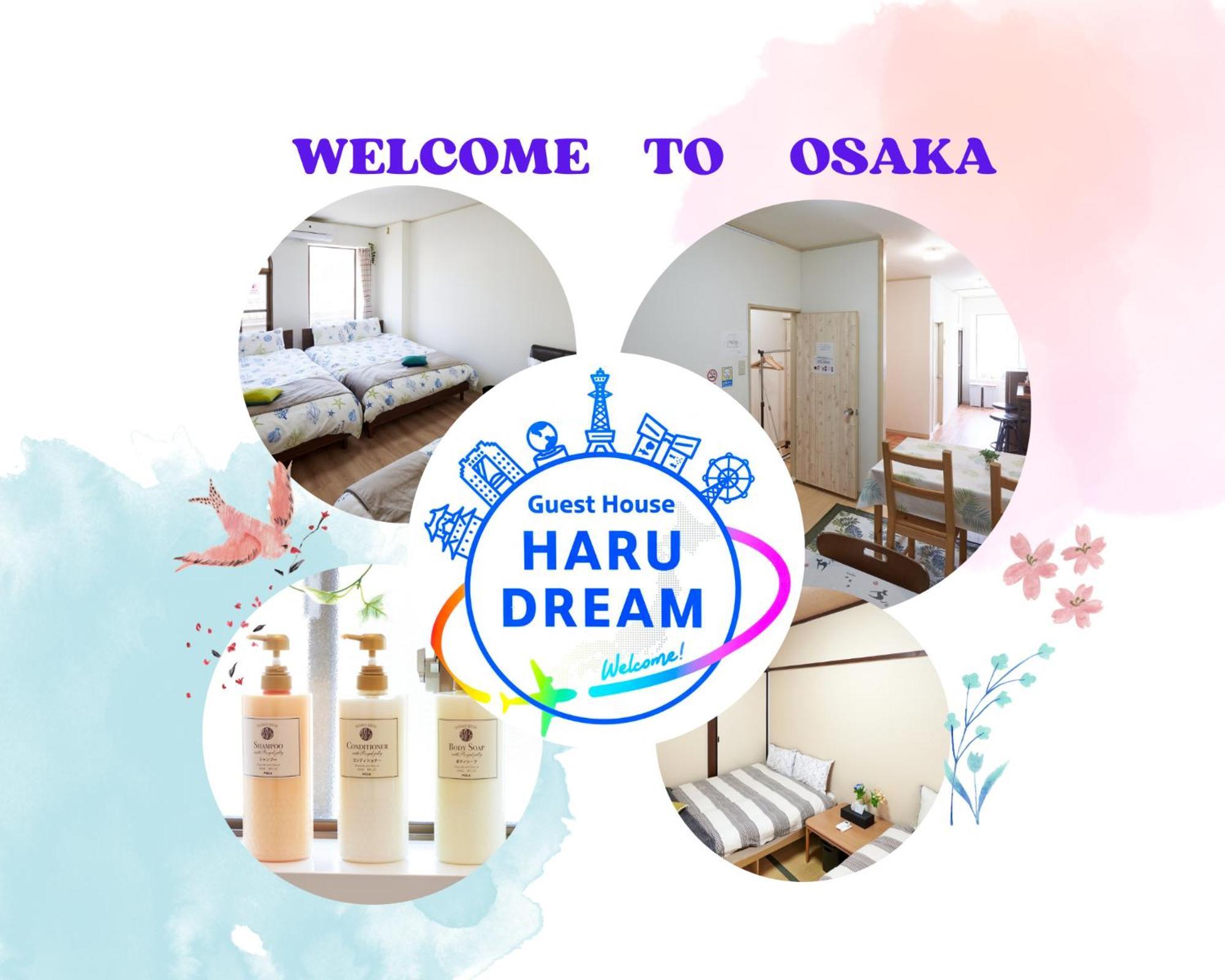 Guest House Haru Dream Shinimamiya Ōsaka Extérieur photo